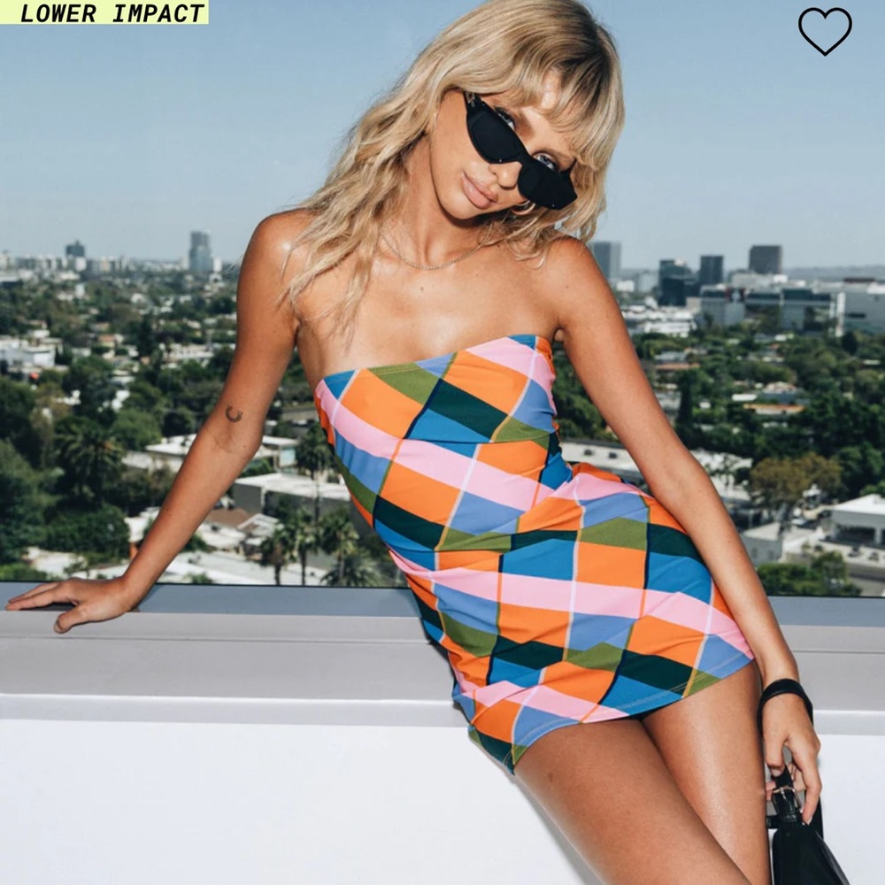 Paradise City Mini Dress Multi Lower Impact